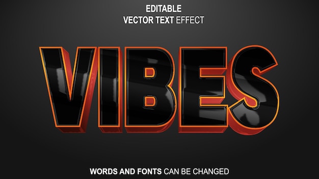 VIBES Text Effect