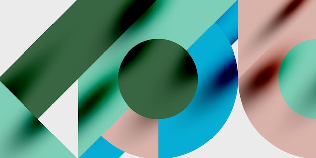 Vibrant abstract background circles with smooth gradients creating a dynamic and modern design Ideal for creative tech or contemporarythemed projects
