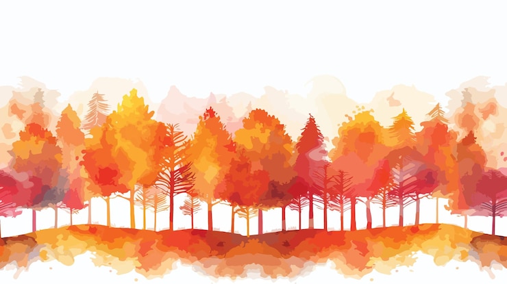 Vector vibrant abstract watercolor background with simply abstract elements