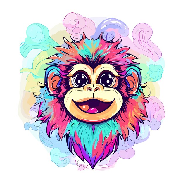 Vibrant Ape's Captivating Charisma