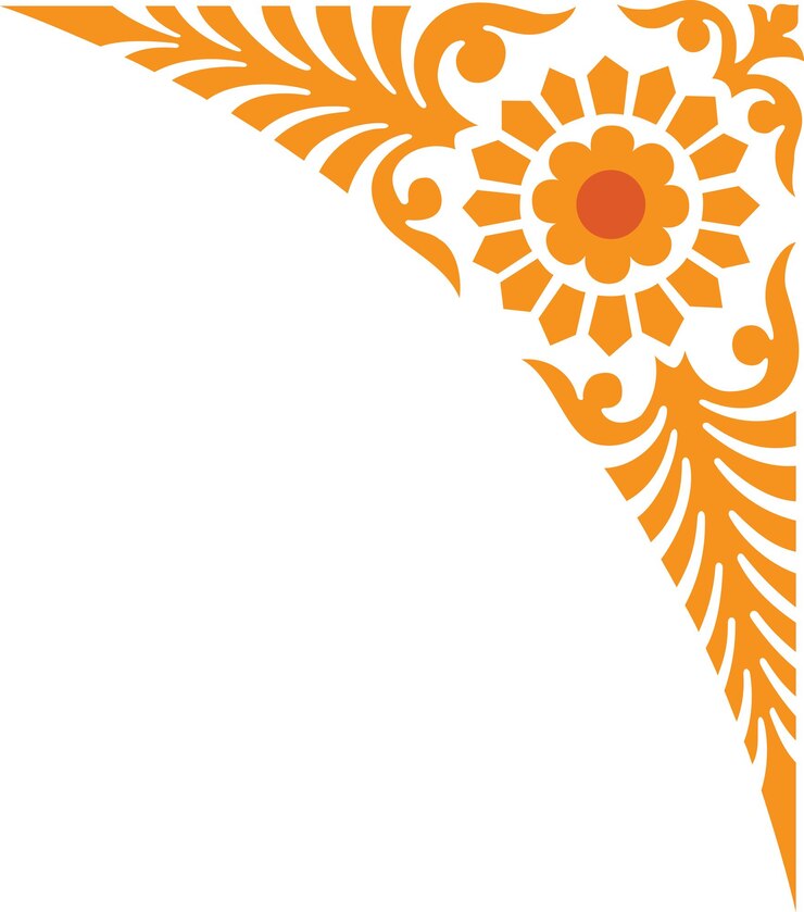 वेक्टर vibrant floral swirl design