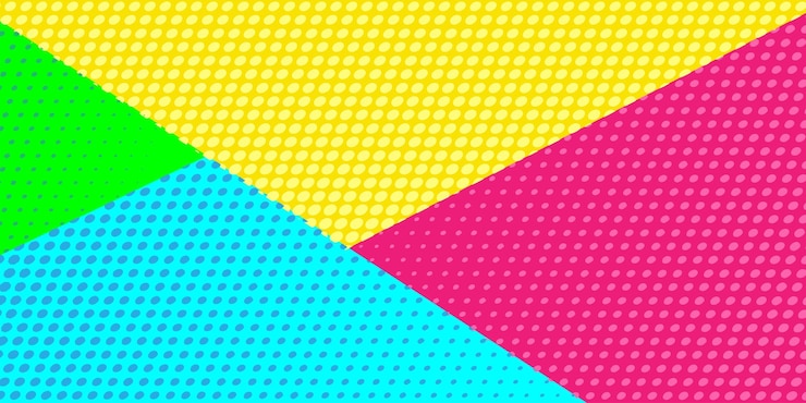 Vector 活気のある幾何学的な点の背景を特徴としています
