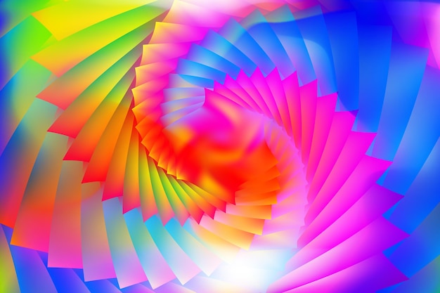 Яркий градиент фона Абстрактный цвет волны EPS вектор