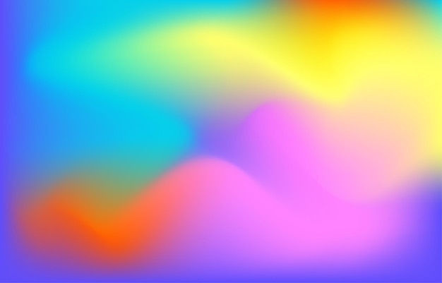 Vibrant gradient background with blurred colorful waves