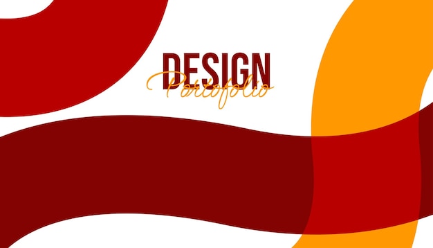 vibrant and modern vector background features flowing wavy shapes in bold abstract line background