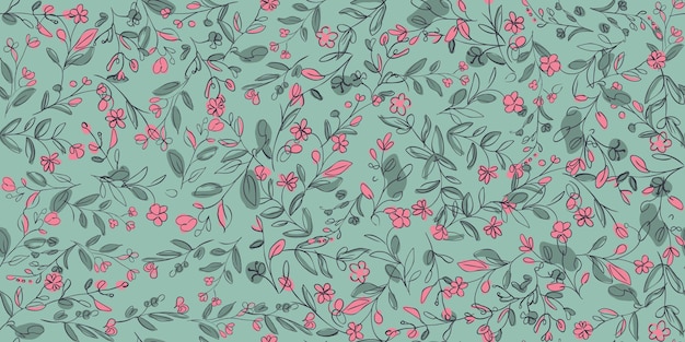 Vibrant rose flower wallpaper with creative floral patterns for fashion and design