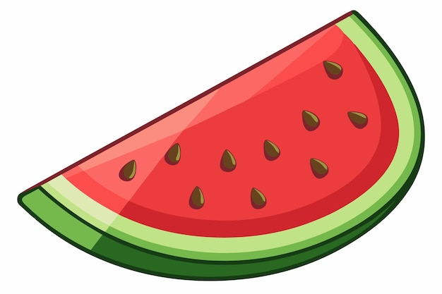 a vibrant slice of watermelon showcasing rich colors and juicy texture