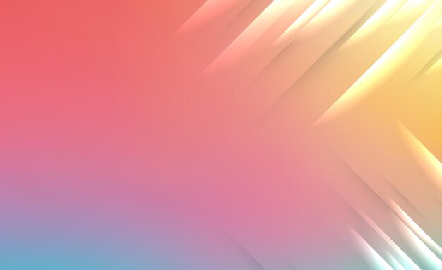 Vibrant Summer Vector Gradient Abstract achtergrond