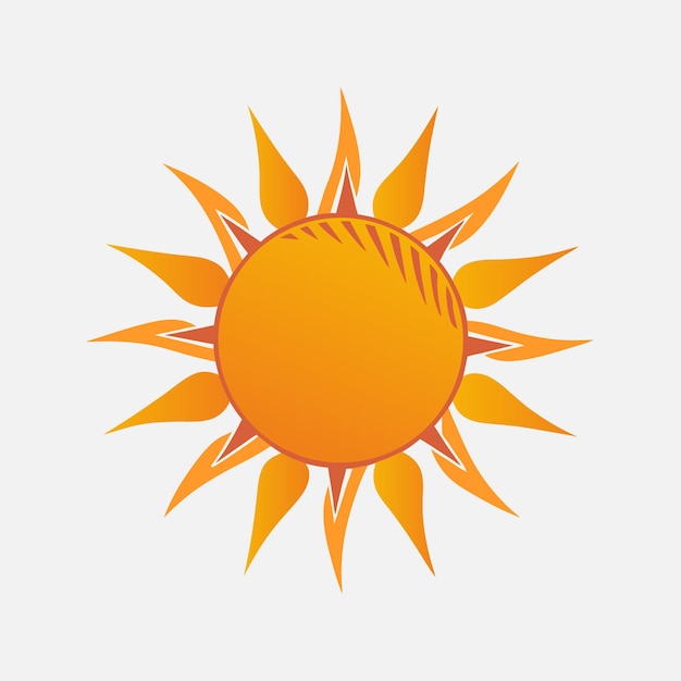 陽光 と 暖かい 色 の 輝く 太陽 の 絵