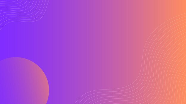 Vibrant vector abstract background with a harmonious blend of purple blue orange and pink