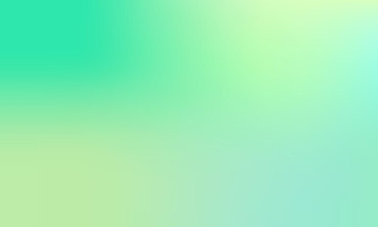 Vector vibrant vector gradient background in green tones