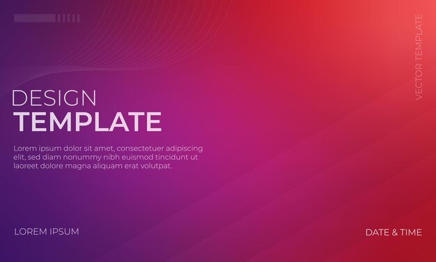 Vibrant Vector Gradient Grainy Texture in paars en rood