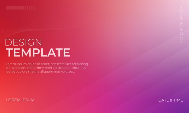 Vibrant Vector Gradient Grainy Texture met rood paarse en roze tinten