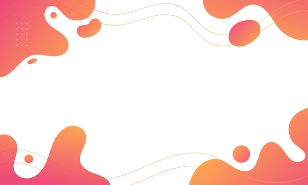 Vibrante gradiëntgolven voor posts op sociale media