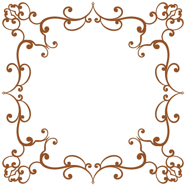 Victoriaans ornamentframe