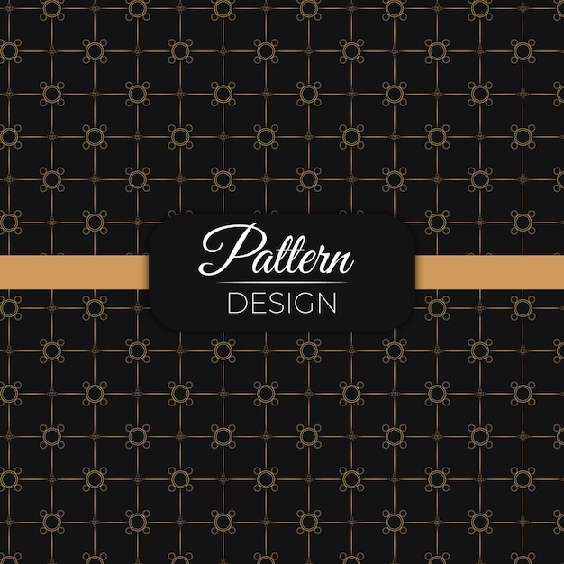 Victorian decorative Dark pattern background with abstract decoration