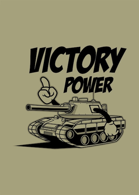 Vettore victory power tank