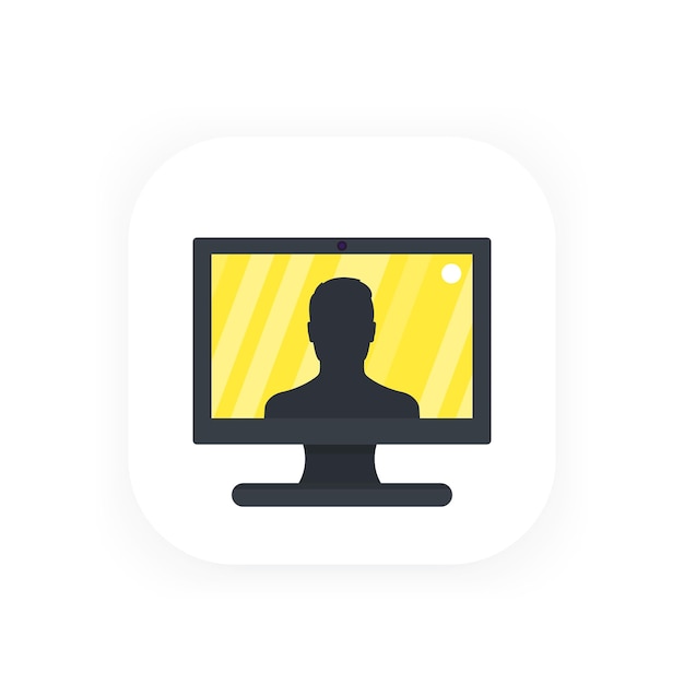 Video call conference icon