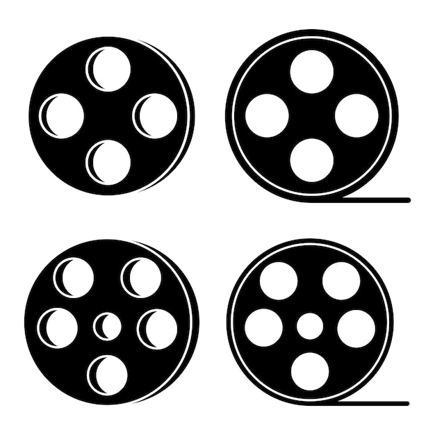 Premium Vector  Film camera and reel tape