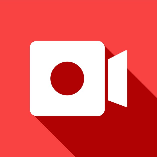 video camera icon design vector template