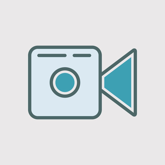 video camera icon design vector template