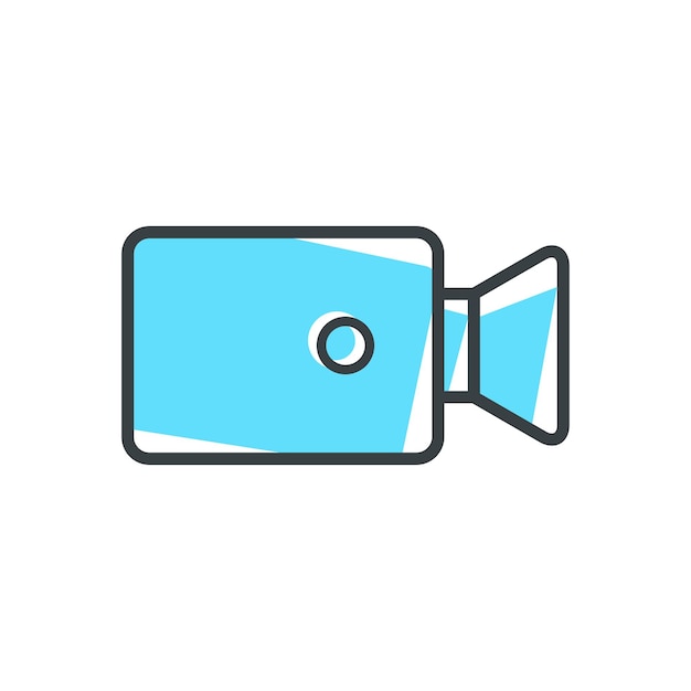 video camera icon design vector template