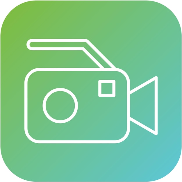 Video Camera Icon Style