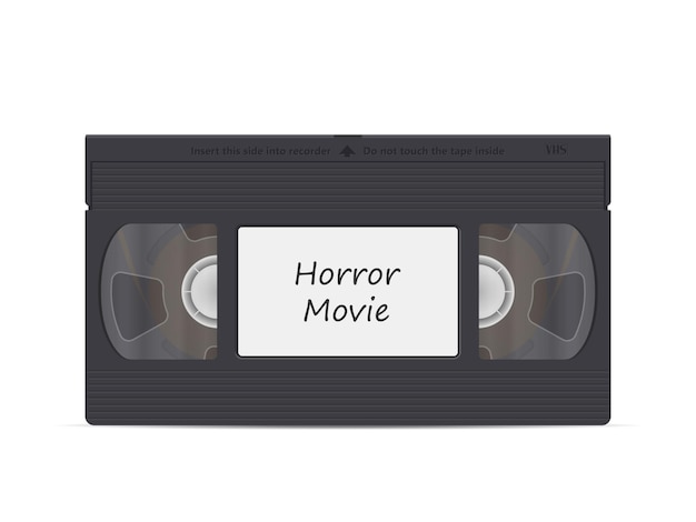ビデオカセットのホラー映画