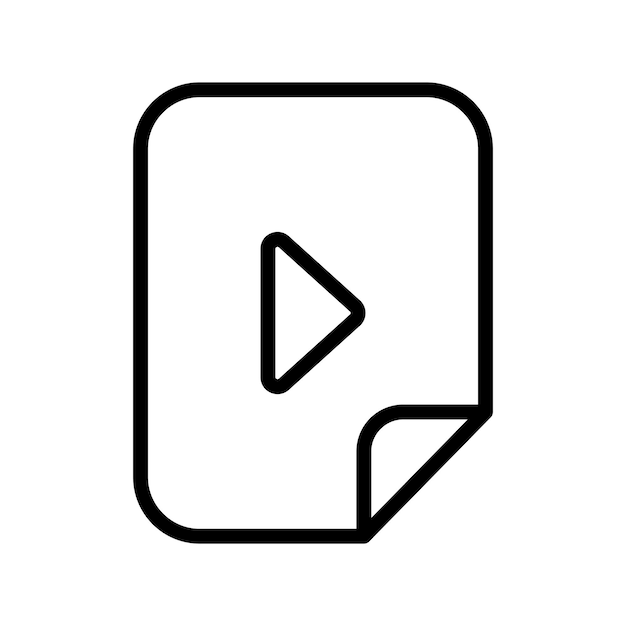 Video file icon