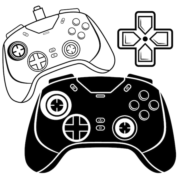 Vector video game controller illustratie vector