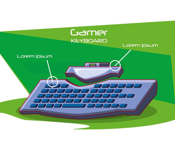 Vector video game keypad icon