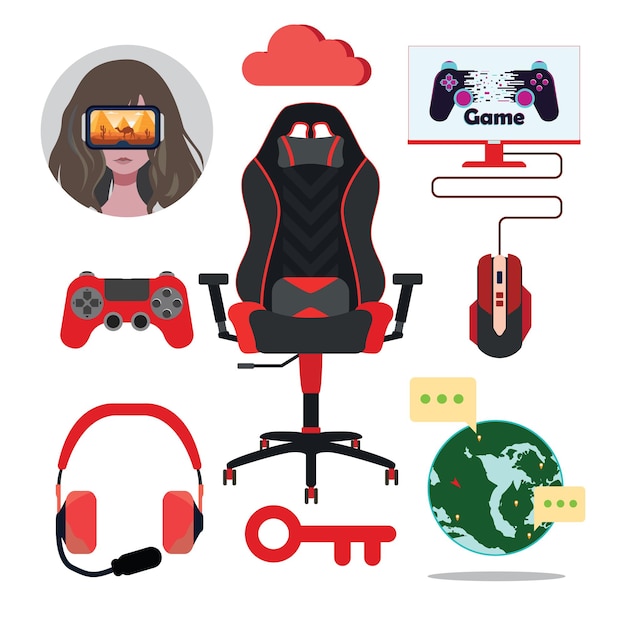 video games illustration