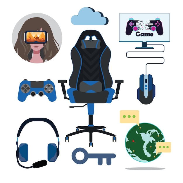 video games illustration