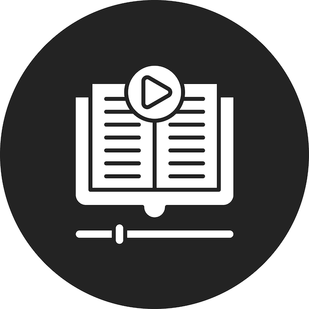 Video les icoon vector afbeelding Kan worden gebruikt voor online onderwijs