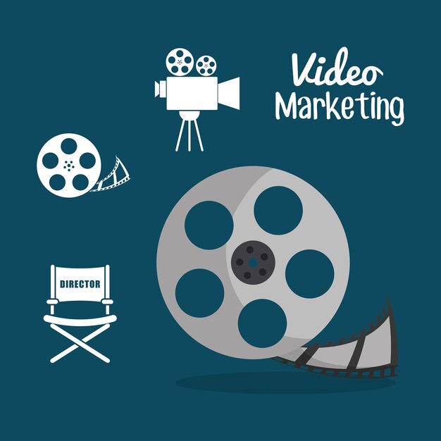 Video marketing concept