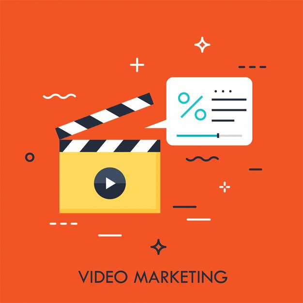 Concetto di marketing video