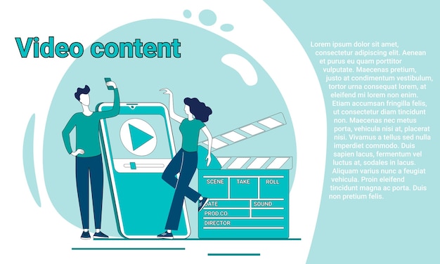 Riprese video creazione di contenuti visivi riprese per l'editing video sui social network