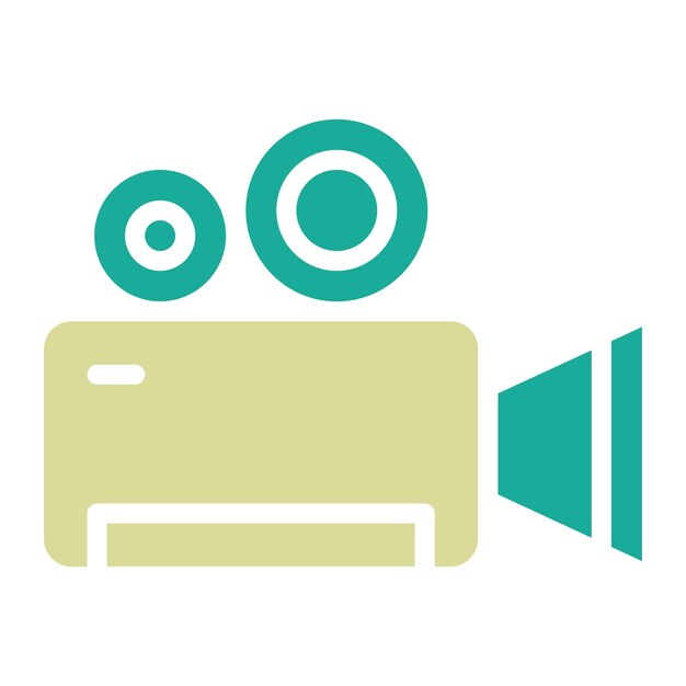 Video vector icoon illustratie van Cinema icoon set