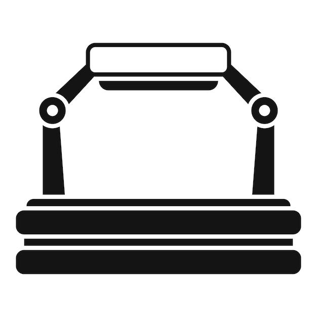 Video vr platform icoon eenvoudige vector Cyber cinema