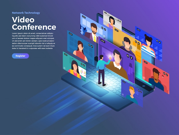 Vector videoconferentie