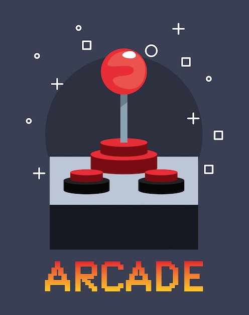 Vector videogame retro