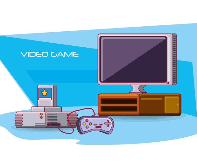 Vector videogameconsole iconen