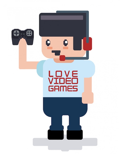 Vector videogames design.