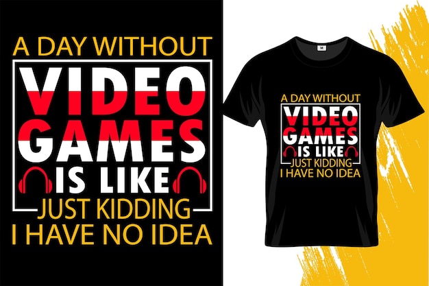 Videogames T-shirtontwerp