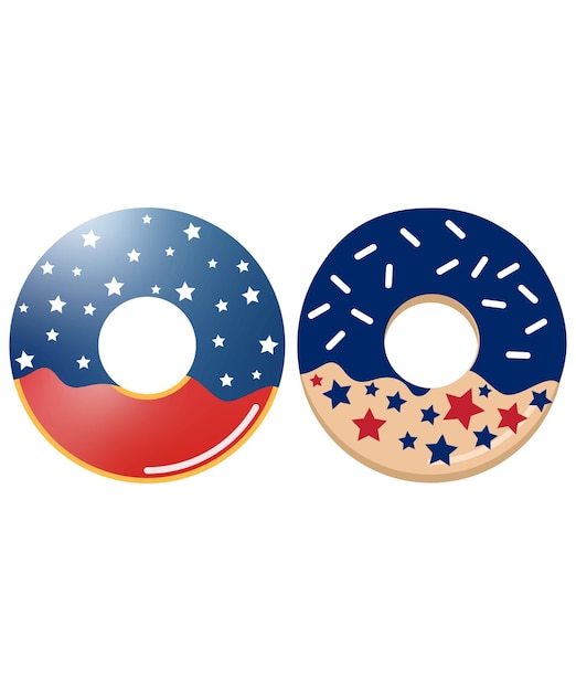 Vier juli donuts