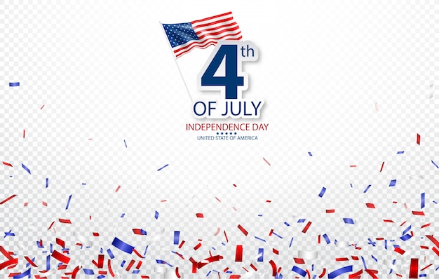 Vierde juli independence day of usa celebration