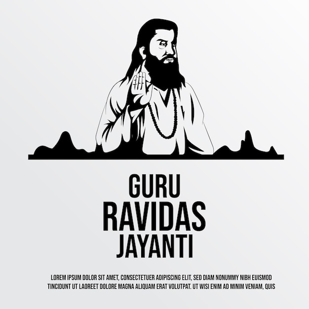 Viering van gelukkige Guru ravidas jayanti