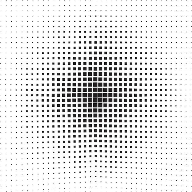 Vierkante halftone achtergrond vector abstracte geometrische technologie