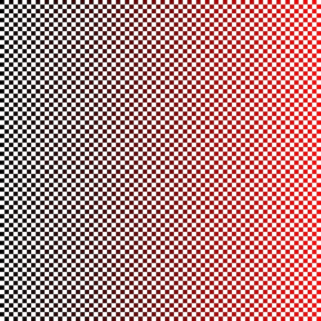 Vierkante patroon geometrische eenvoudige achtergrond gradatie zwart naar rood vectorillustratie