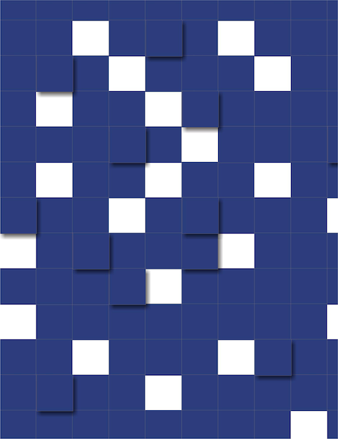 Vierkantjes achtergrond vierkantjes raster mondriaan 3d pixel ontwerp